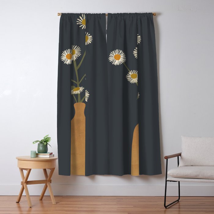 Flowers Window Curtain Gallery Image 5
