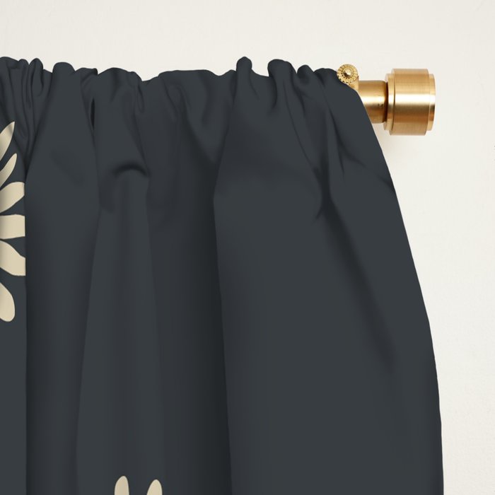 Flowers Window Curtain Gallery Image 2