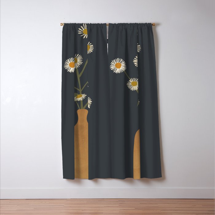Flowers Window Curtain Gallery Image 3