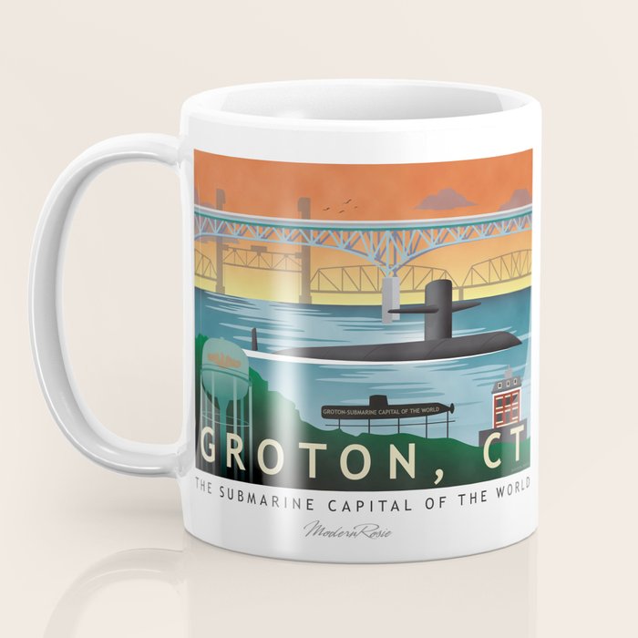 Groton, CT - Submarine Homeport Coffee Mug Gallery Image 3