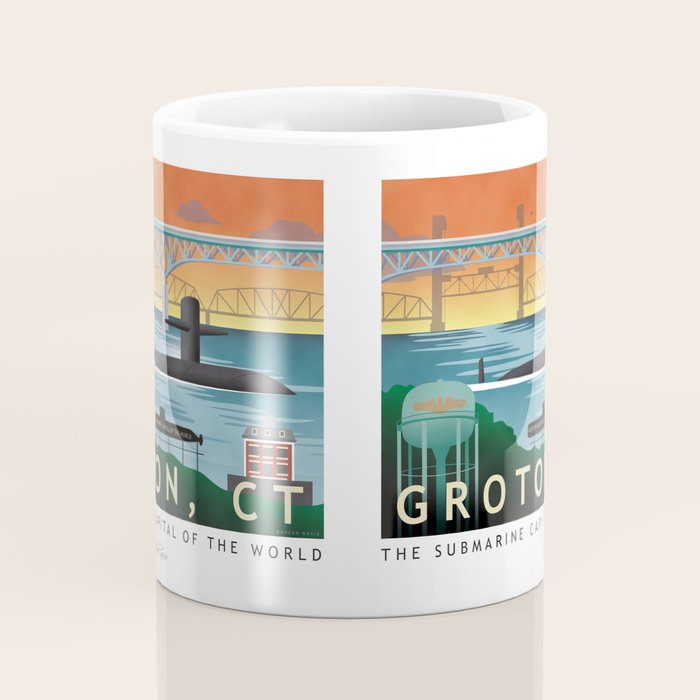 Groton, CT - Submarine Homeport Coffee Mug Gallery Image 4