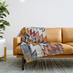 Southwestern Colorful Bohemian Throw Blanket Gallery Image 1