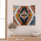 Southwestern Colorful Bohemian Wall Tapestry Gallery Image 2
