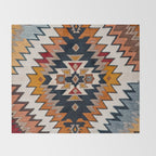Southwestern Colorful Bohemian Throw Blanket Gallery Image 2