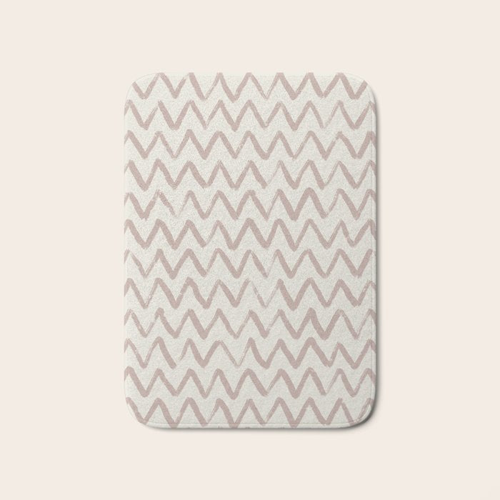 Simple Hand Drawn Pattern #4 Bath Mat Gallery Image 1