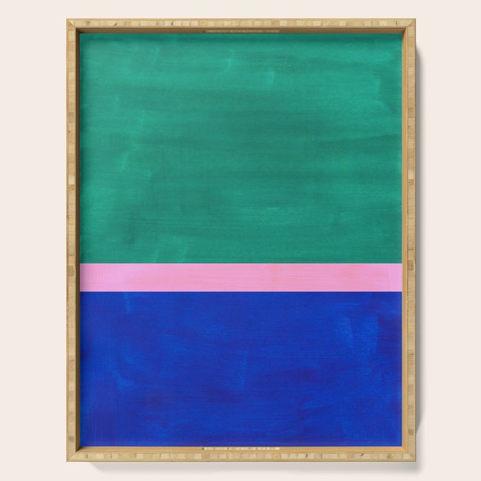 Ocean Ribbon Serving Tray Gallery Image 1