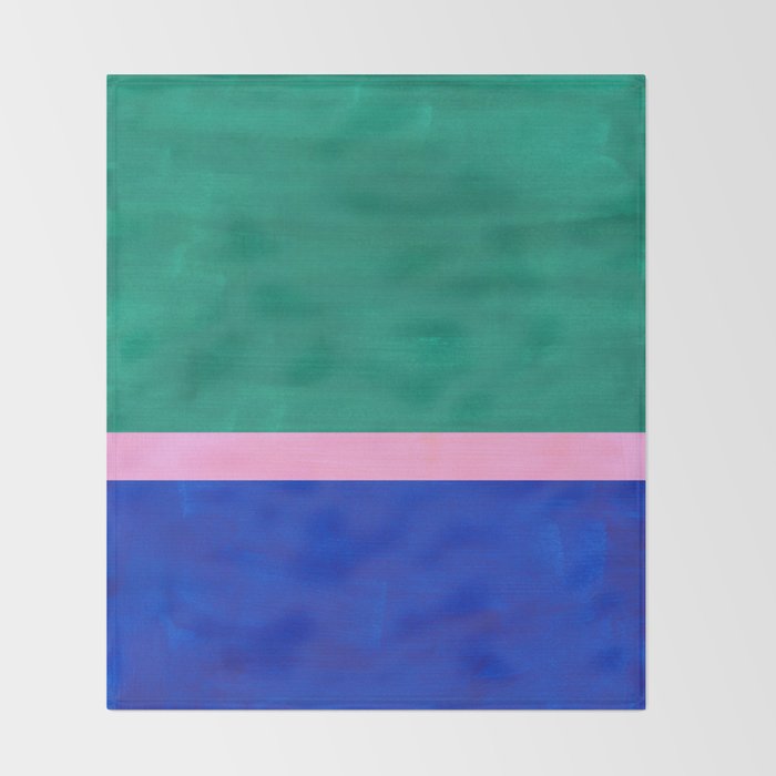 Ocean Ribbon Throw Blanket Gallery Image 2