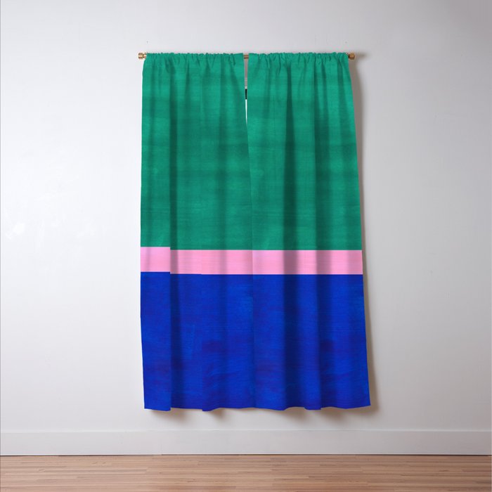 Ocean Ribbon Window Curtain Gallery Image 3