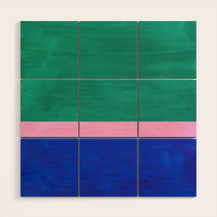 Ocean Ribbon Wood Wall Art Gallery Image 1