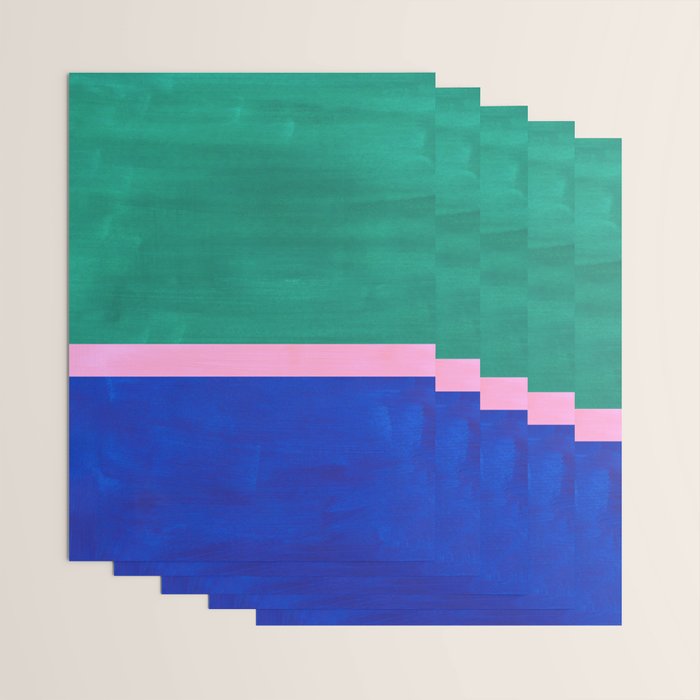 Ocean Ribbon Wrapping Paper Gallery Image 3