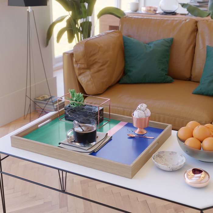 Ocean Ribbon Serving Tray Gallery Image 2