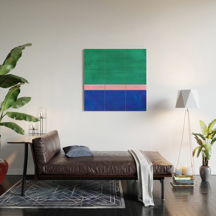 Ocean Ribbon Wood Wall Art Gallery Image 2