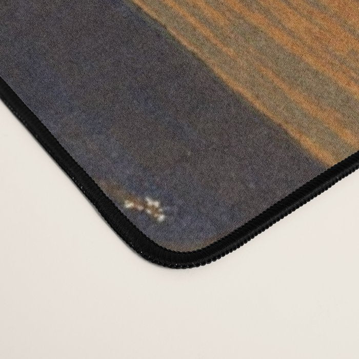 African American Masterpiece 'Harlem Musicians' WPA musical painting by Elizabeth Olds Desk Mat Gallery Image 4