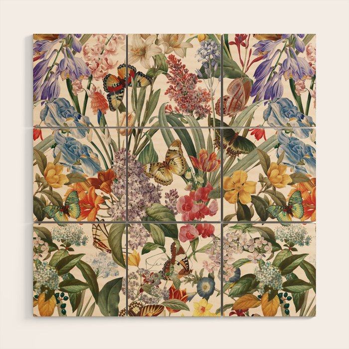 Isolated Blooms III Wood Wall Art Gallery Image 1
