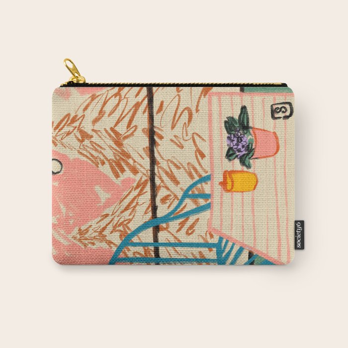 EVENING ON A TERRACE Carry All Pouch Gallery Image 1