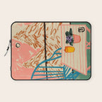 EVENING ON A TERRACE Laptop Sleeve Gallery Image 1