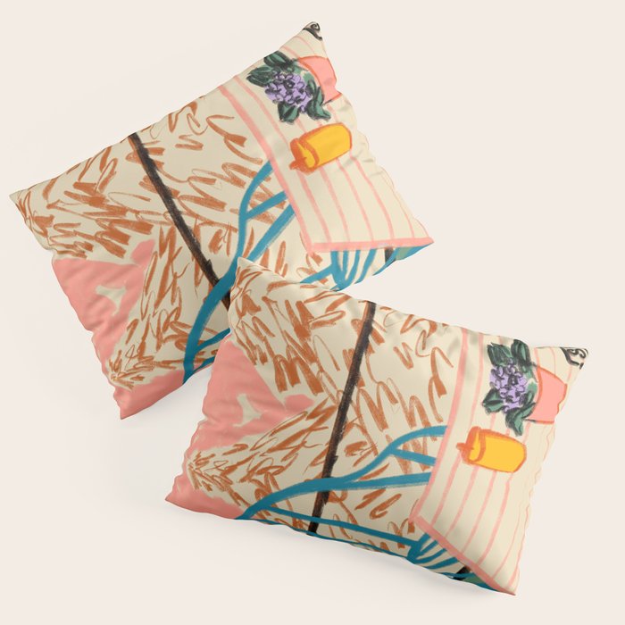 EVENING ON A TERRACE Pillow Sham Gallery Image 3