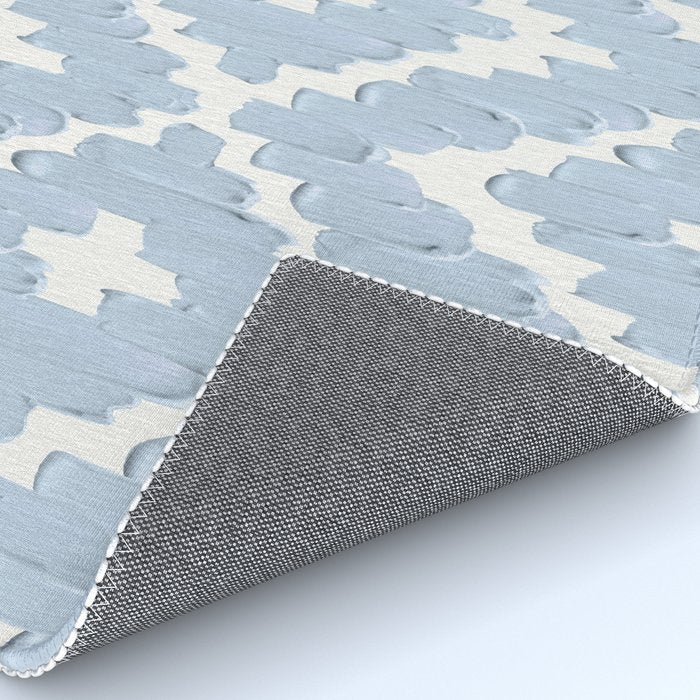 Textile Diamonds - Powder Blue  Rug Gallery Image 4