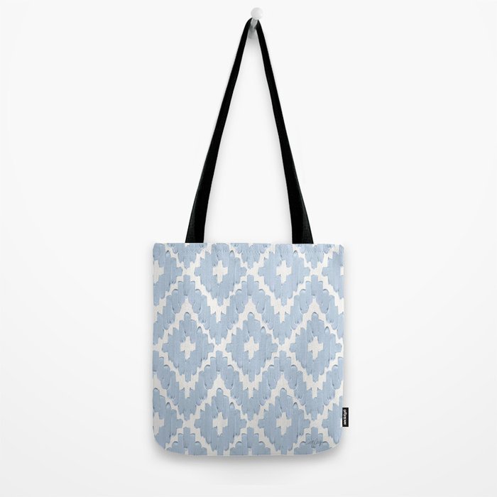 Textile Diamonds - Powder Blue  Tote Bag Gallery Image 2