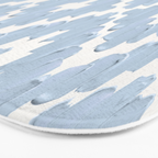 Textile Diamonds - Powder Blue  Bath Mat Gallery Image 3