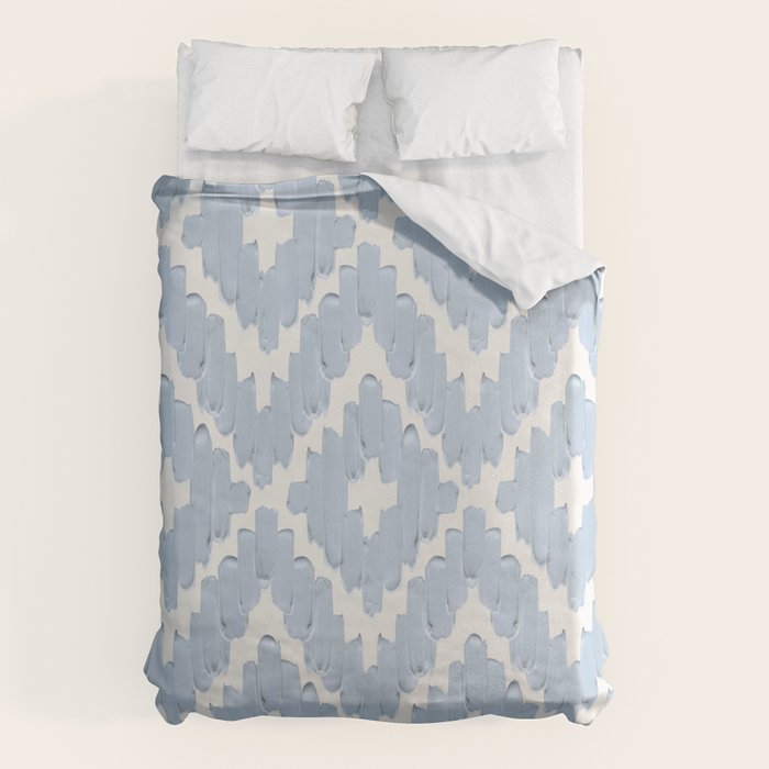 Textile Diamonds - Powder Blue  Duvet Cover Gallery Image 6