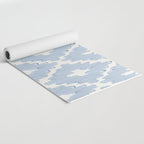 Textile Diamonds - Powder Blue  Yoga Mat Gallery Image 2
