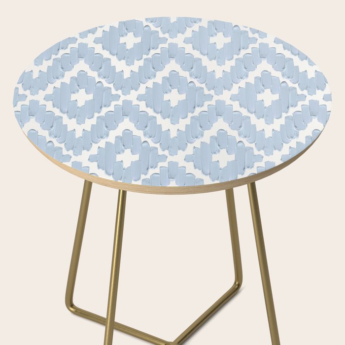 Textile Diamonds - Powder Blue  Side Table Gallery Image 2
