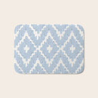 Textile Diamonds - Powder Blue  Bath Mat Gallery Image 1