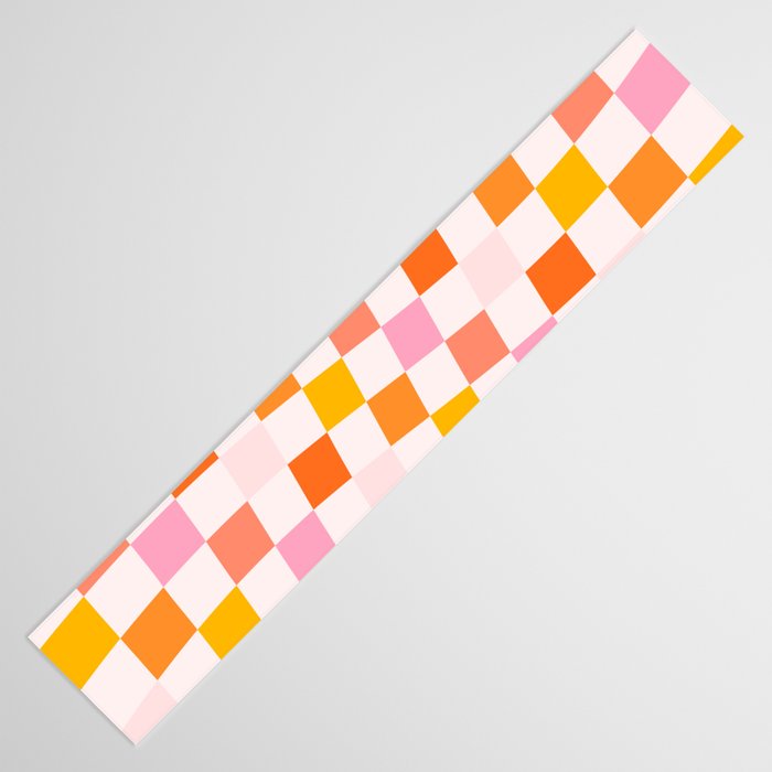 Checkers: PATTERN 04 | The Peach Edition Table Runner Gallery Image 3