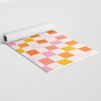 Checkers: PATTERN 04 | The Peach Edition Yoga Mat Gallery Image 2