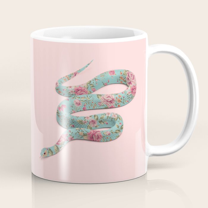 FLORAL SNAKE Coffee Mug Gallery Image 1