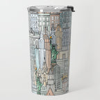 New York watercolor Travel Mug Gallery Image 2
