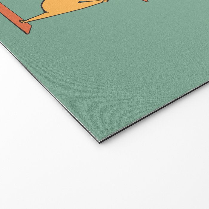 Pug Yoga Welcome Mat Gallery Image 2