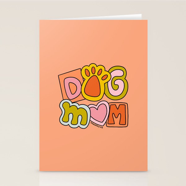 Dog Mom Stationery Card Gallery Image 1