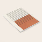 Terracotta Thin Black Lines Artwork Notebook Gallery Image 3