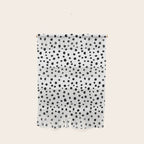 Modern Polka Dot Hand Painted Pattern Wall Hanging Gallery Image 1