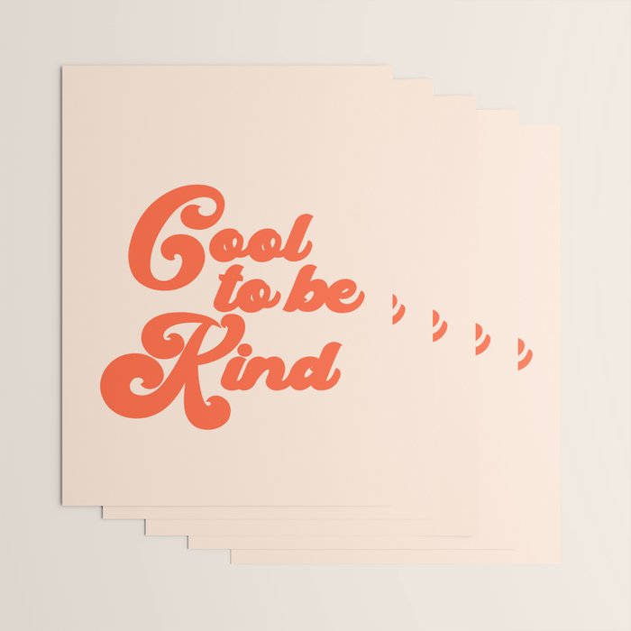 Cool To be Kind Wrapping Paper Gallery Image 3