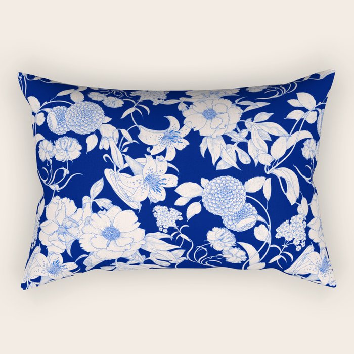 Art Nouveau IV - Night Rectangular Pillow Gallery Image 1