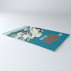 Ski Alta Utah Vintage Ski Poster Rug Gallery Image 3