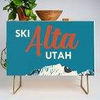 Ski Alta Utah Vintage Ski Poster Credenza Gallery Image 1