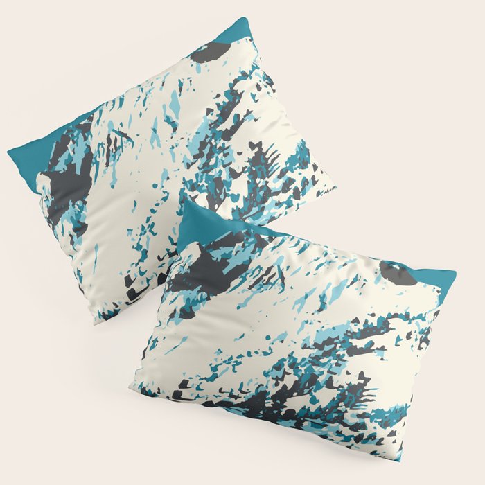 Ski Alta Utah Vintage Ski Poster Pillow Sham Gallery Image 1
