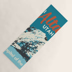 Ski Alta Utah Vintage Ski Poster Yoga Mat Gallery Image 1
