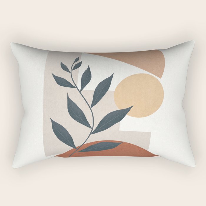 Shapes and Branches 03 Rectangular Pillow Gallery Image 2