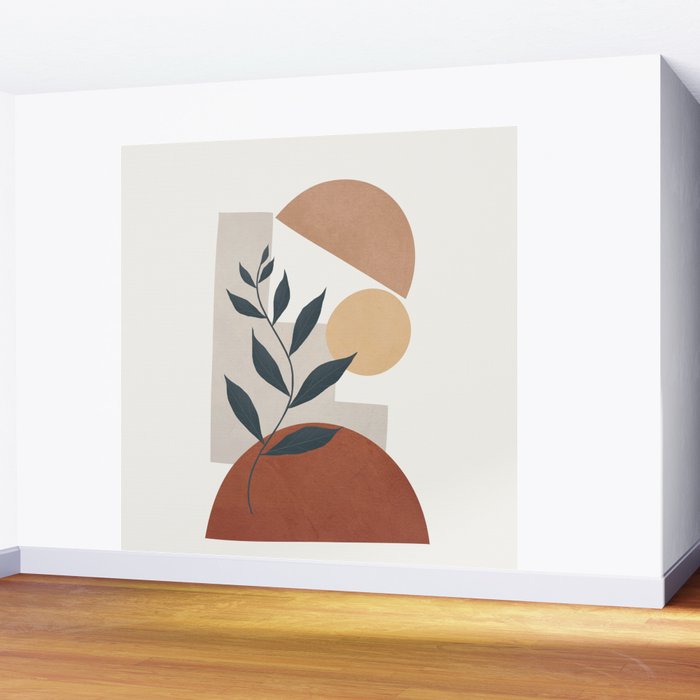 Shapes and Branches 03 Wall Mural Gallery Image 2