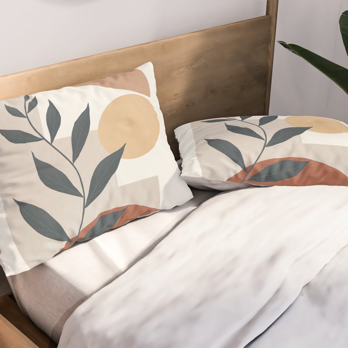 Shapes and Branches 03 Pillow Sham Gallery Image 2