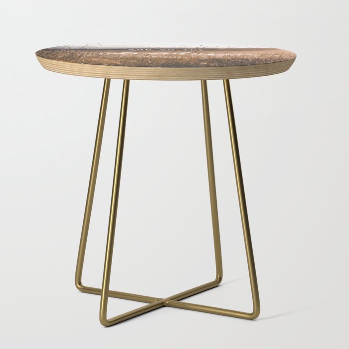 And So The Adventure Begins - Rustic Western Side Table Gallery Image 1