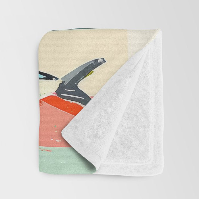 Sardines on Stripes Throw Blanket Gallery Image 3