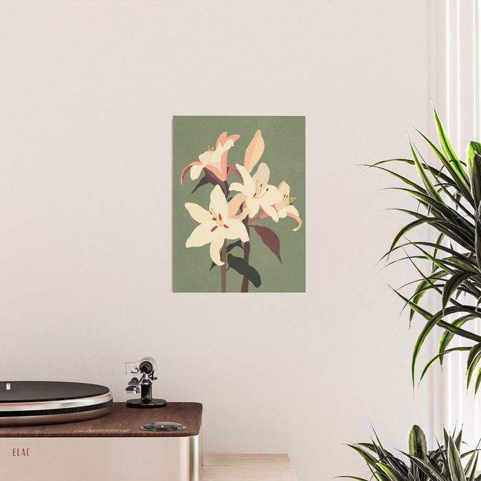 White Lilies 2 Poster Gallery Image 2