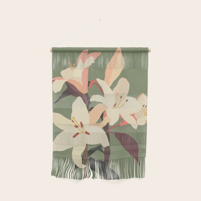 White Lilies 2 Wall Hanging Gallery Image 1