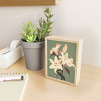 White Lilies 2 Mini Art Print Gallery Image 2